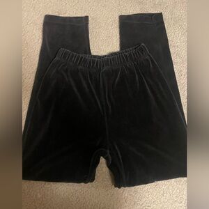 90s Y2K Black Womens Velour Pants